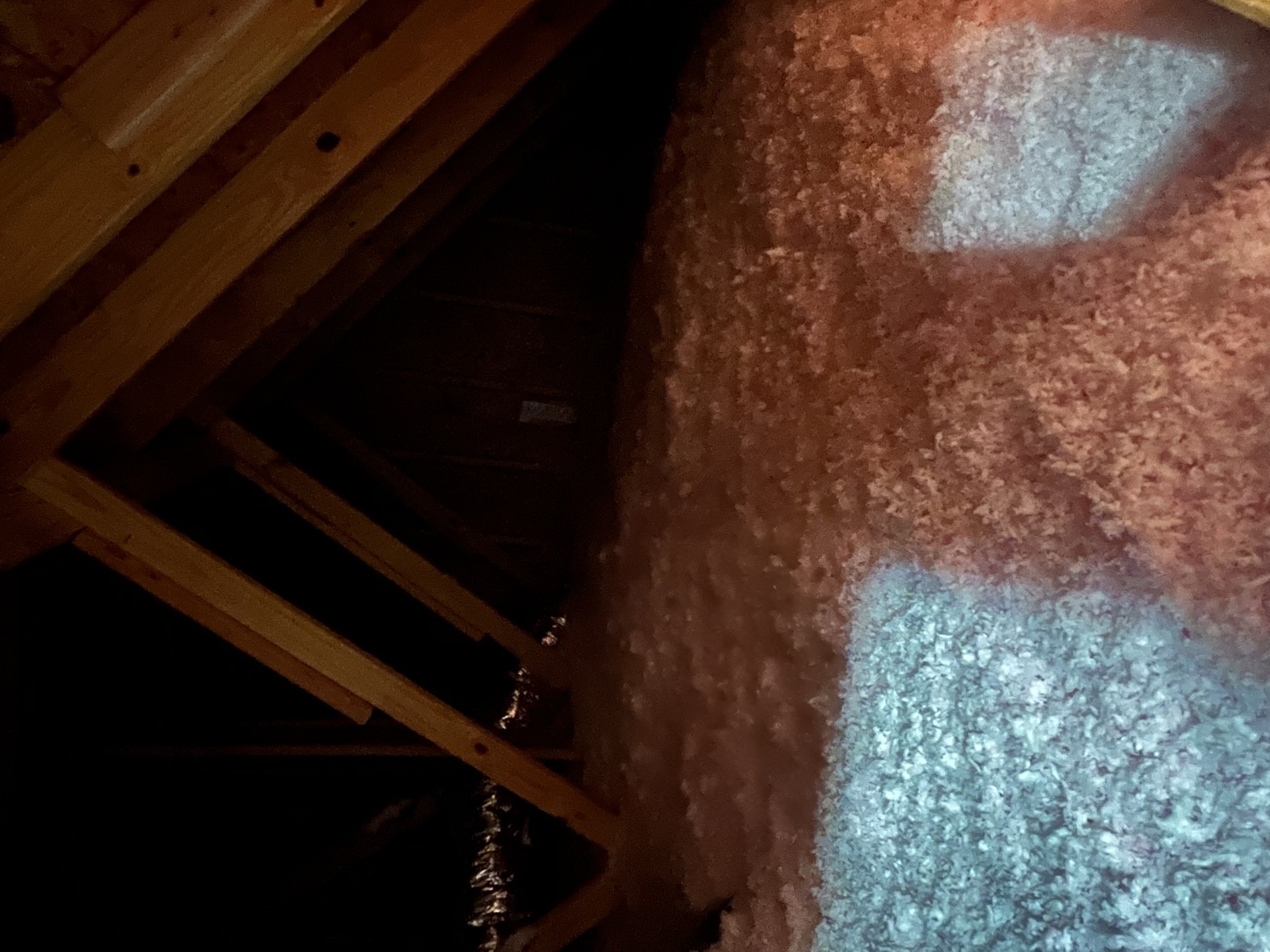 Builder's additional blown-in insulation work