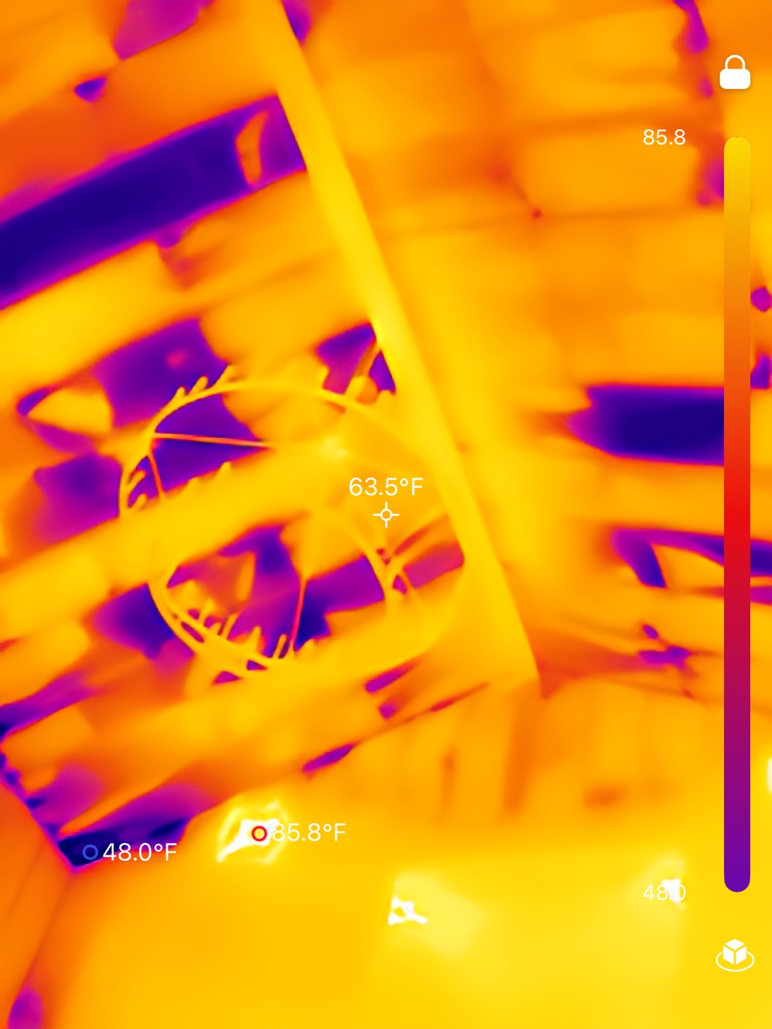 Thermal scan of the thermal envelope