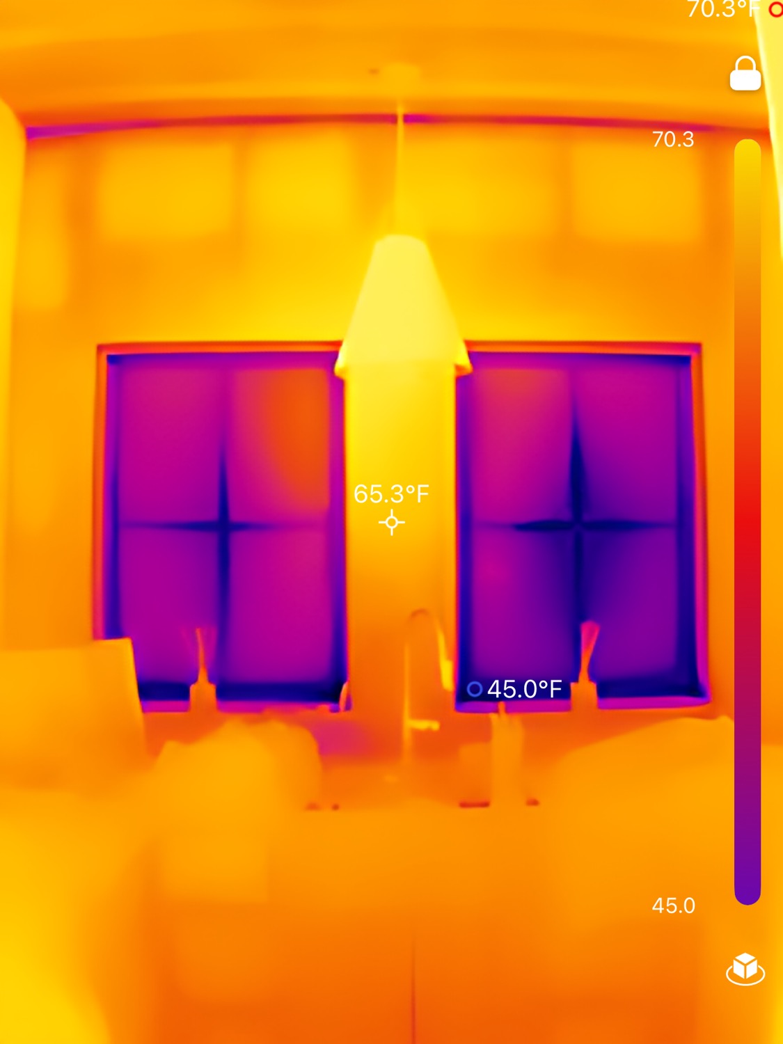 Thermal scan of the thermal envelope